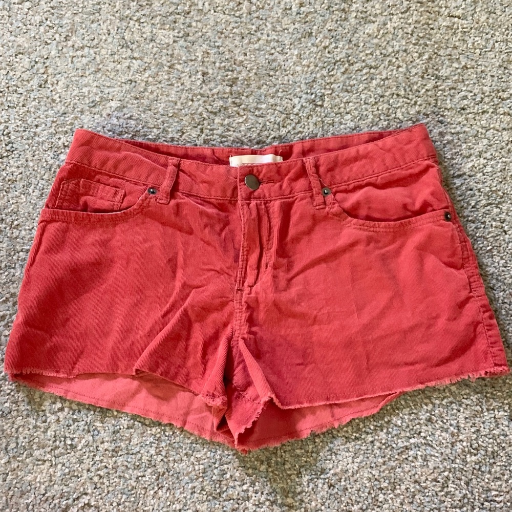 Corderuoy shorts